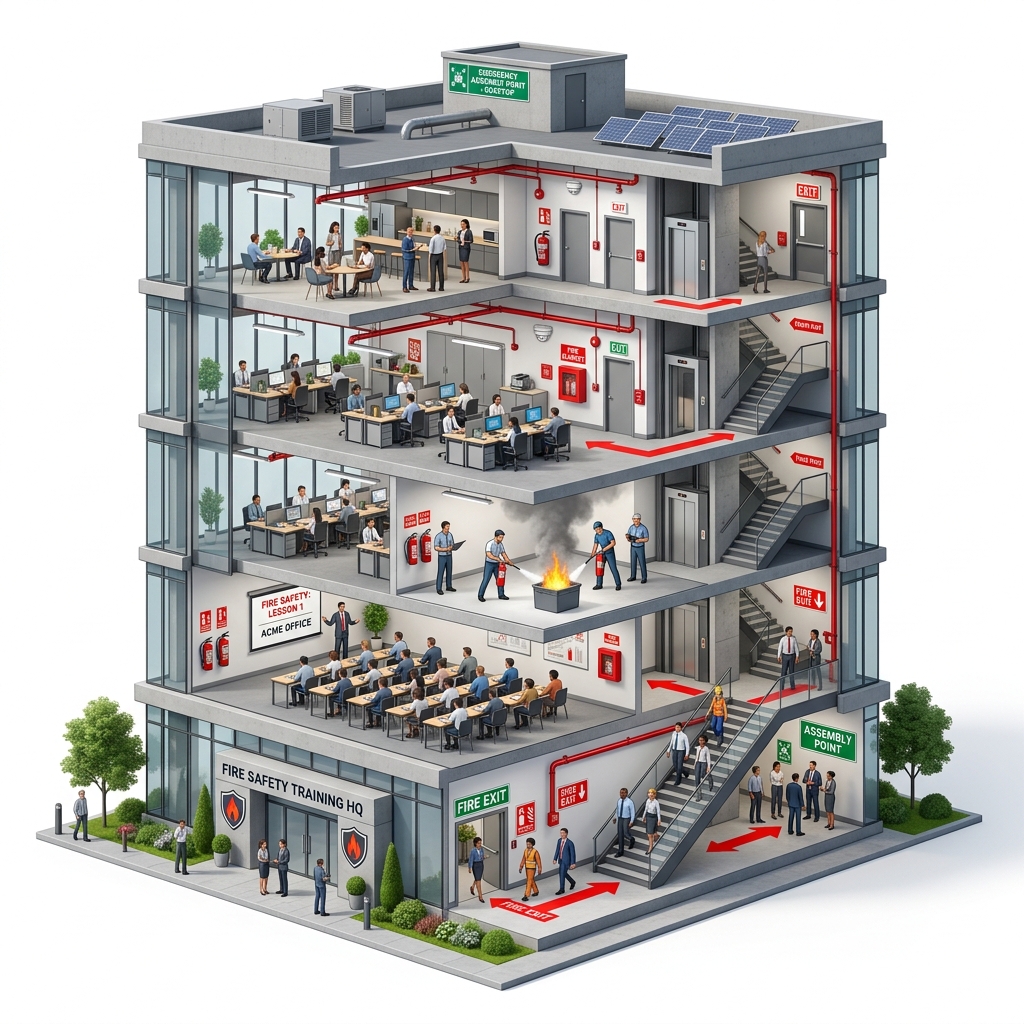 Training Scenarios in Building